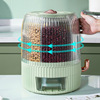 Grain Coarse Cereals storage box rotate Rice barrel household Separated Meter box Pest control Moisture-proof seal up classification Rice VAT