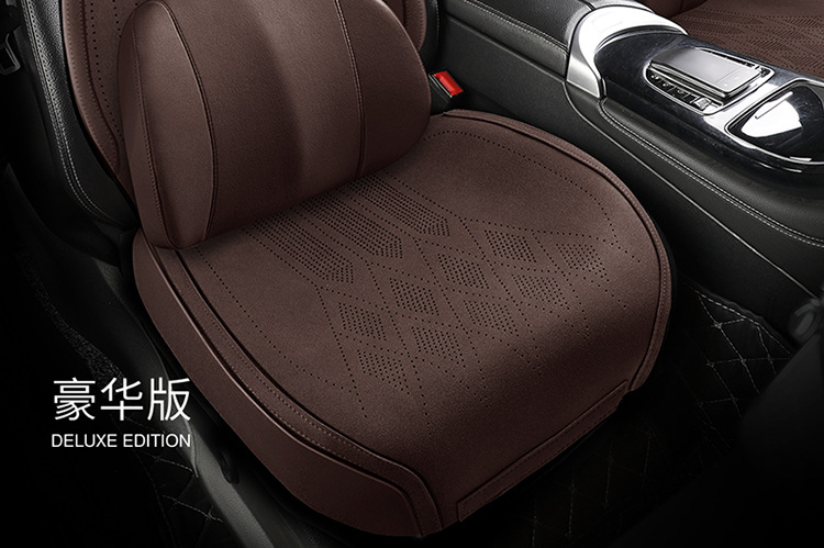 2025 New Suede Car Seat Cushion, Universal Seat Cushion for All Seasons, Summer Cool and Breathable All-Inclusive Seat Cover