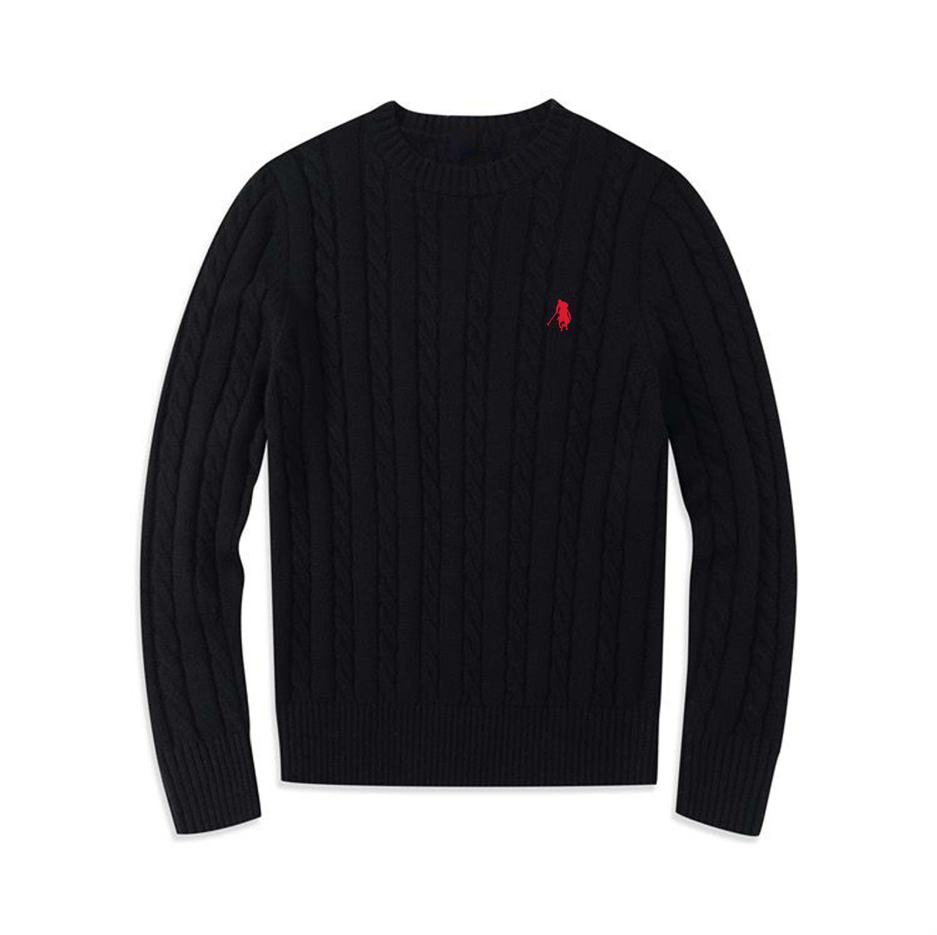 Demi-season long-sleeve with a round collar