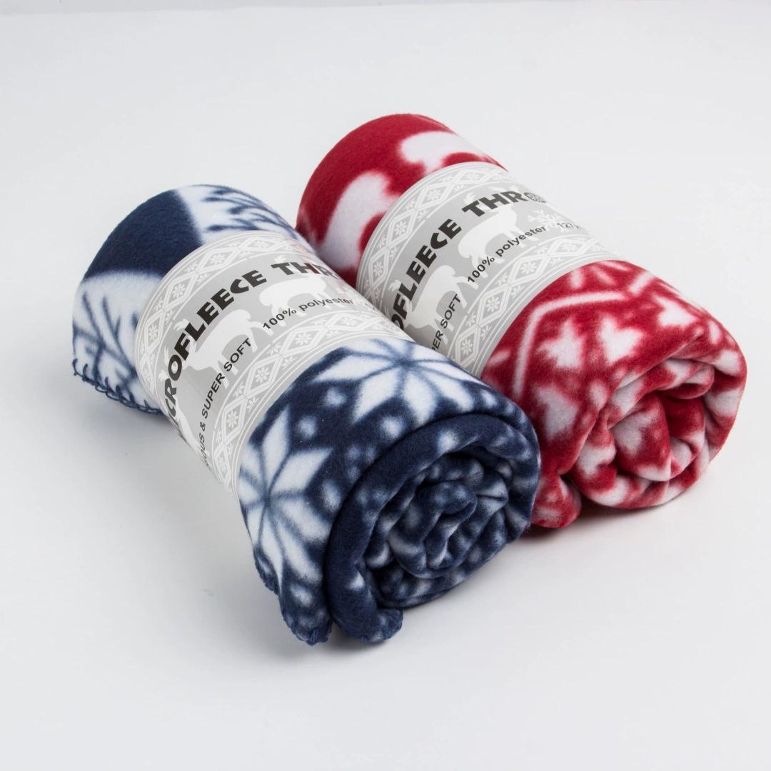 Рождественское одеяло оленя двухстороннее одеяло снежинки плюшевый внешняя торговля подарочное одеяло открытый диван одеяло полиэстер одеяло