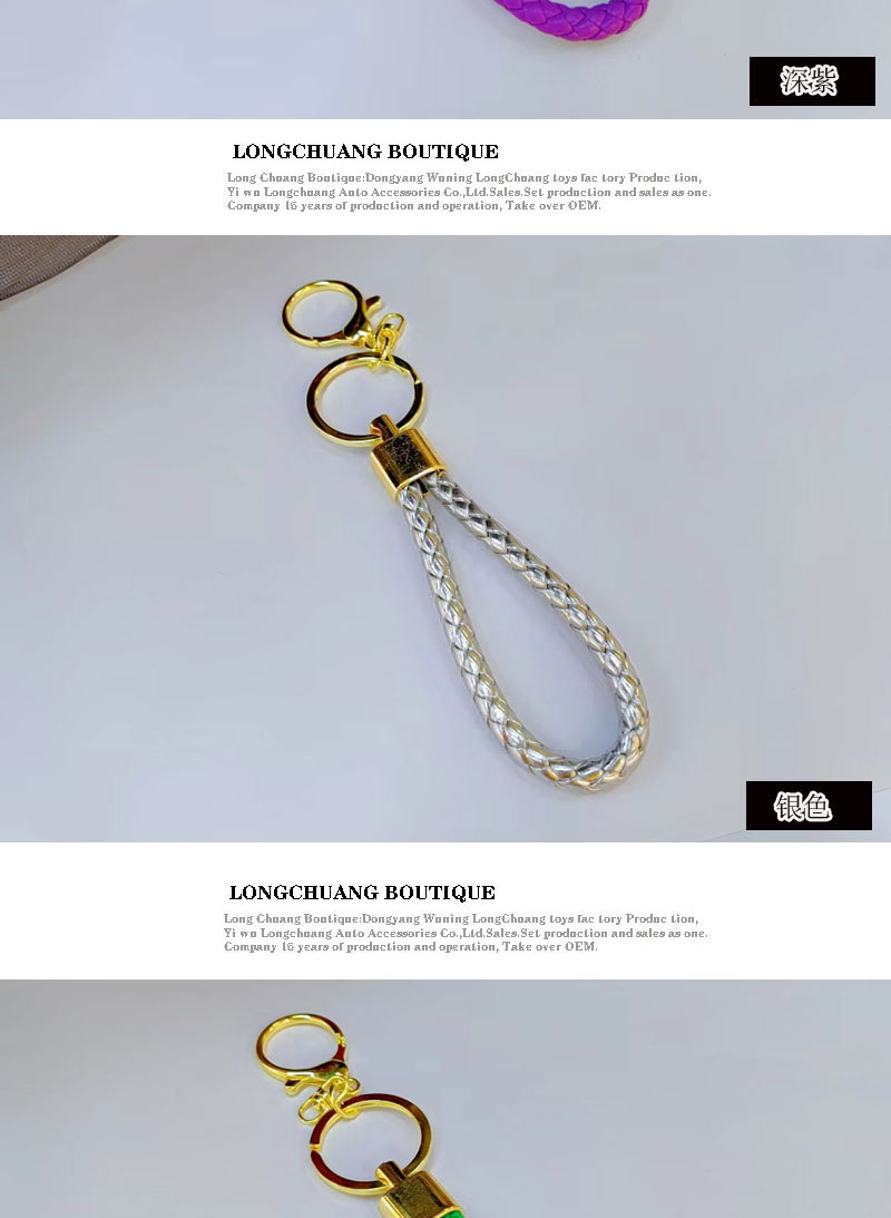 20g Weight Spring Ring Trigger Clasp Closure Clasp Closure Type Bag Pendant, Keychain Classification 1 Piece Quantity Daily Occasion Pu Leather Material Geometric Pattern Women's Gender Modern Style, Classic Style Style 1 Piece Modern Style Classic Style Geometric Pu Leather Women's Spring Ring Trigger Clasp Closure Bag Pendant Keychain 8