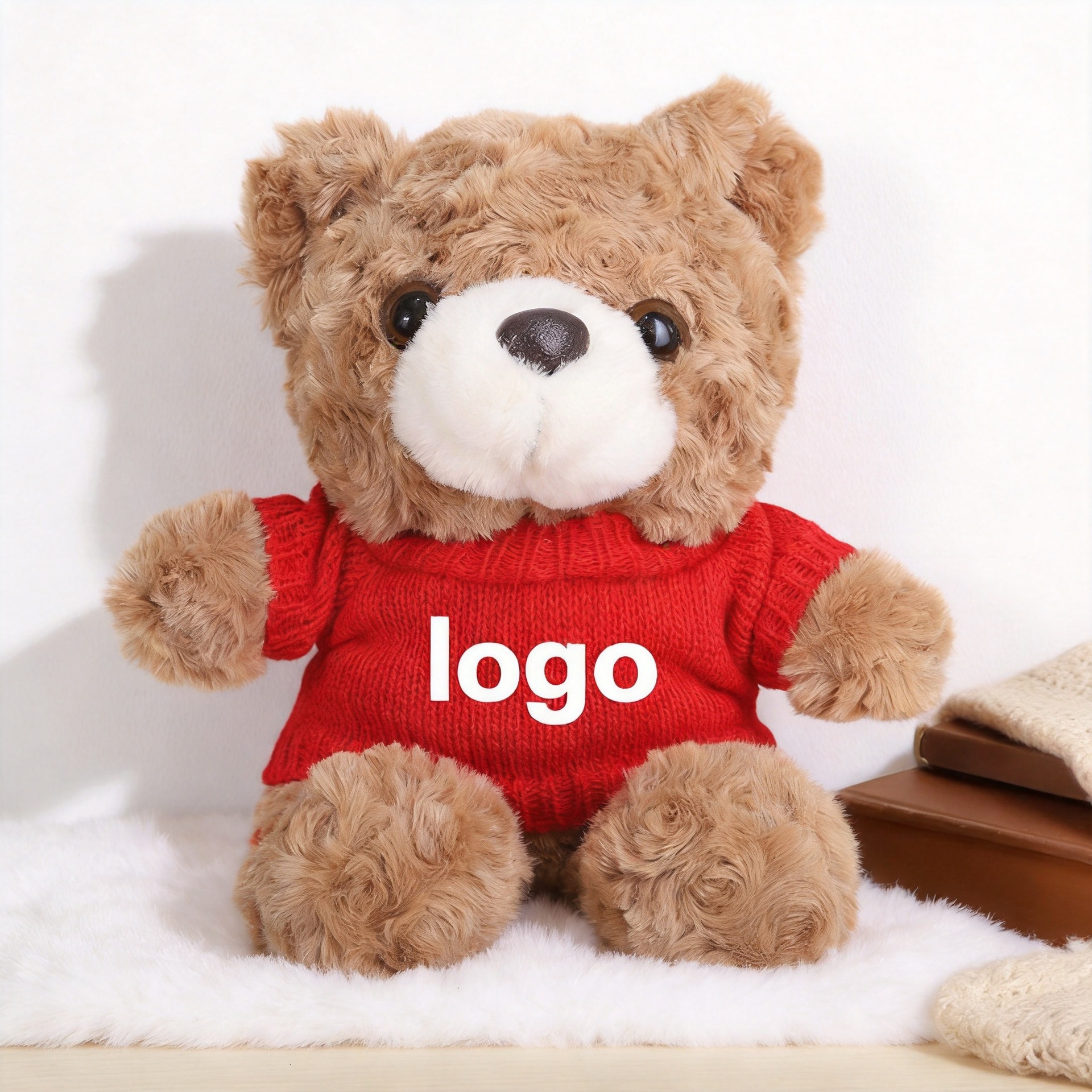 El oso rojo suéter