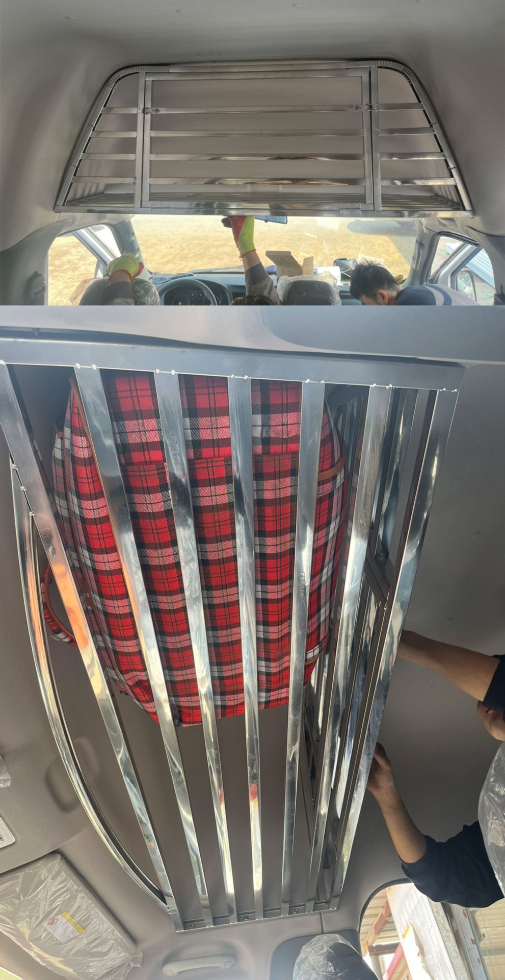 Datong V80 In-car Foton Tuyao Cab Roof Luggage Rack Storage Rack Storage Rack Full Shun Fushunwei