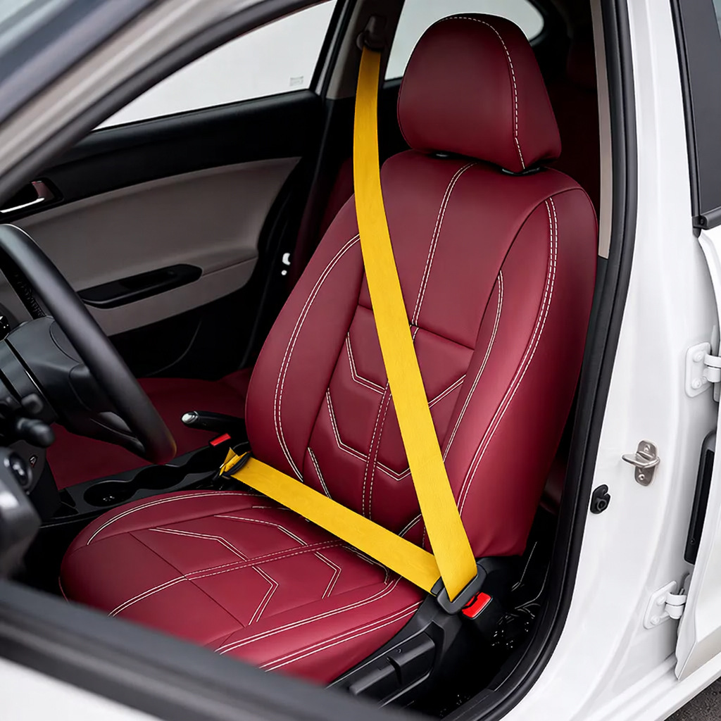 Universal car seatbelt 3.6m with a length and width of 4.8CM, suitable for most car modifications, high-quality seatbelt
