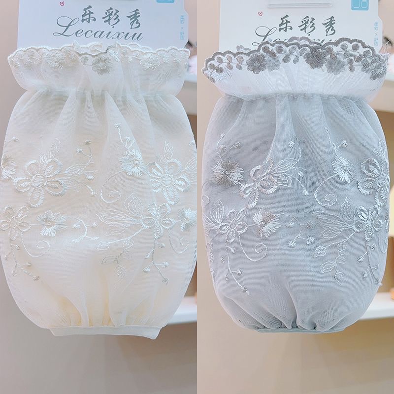 Rose flower 2 pairs (beige+gray)