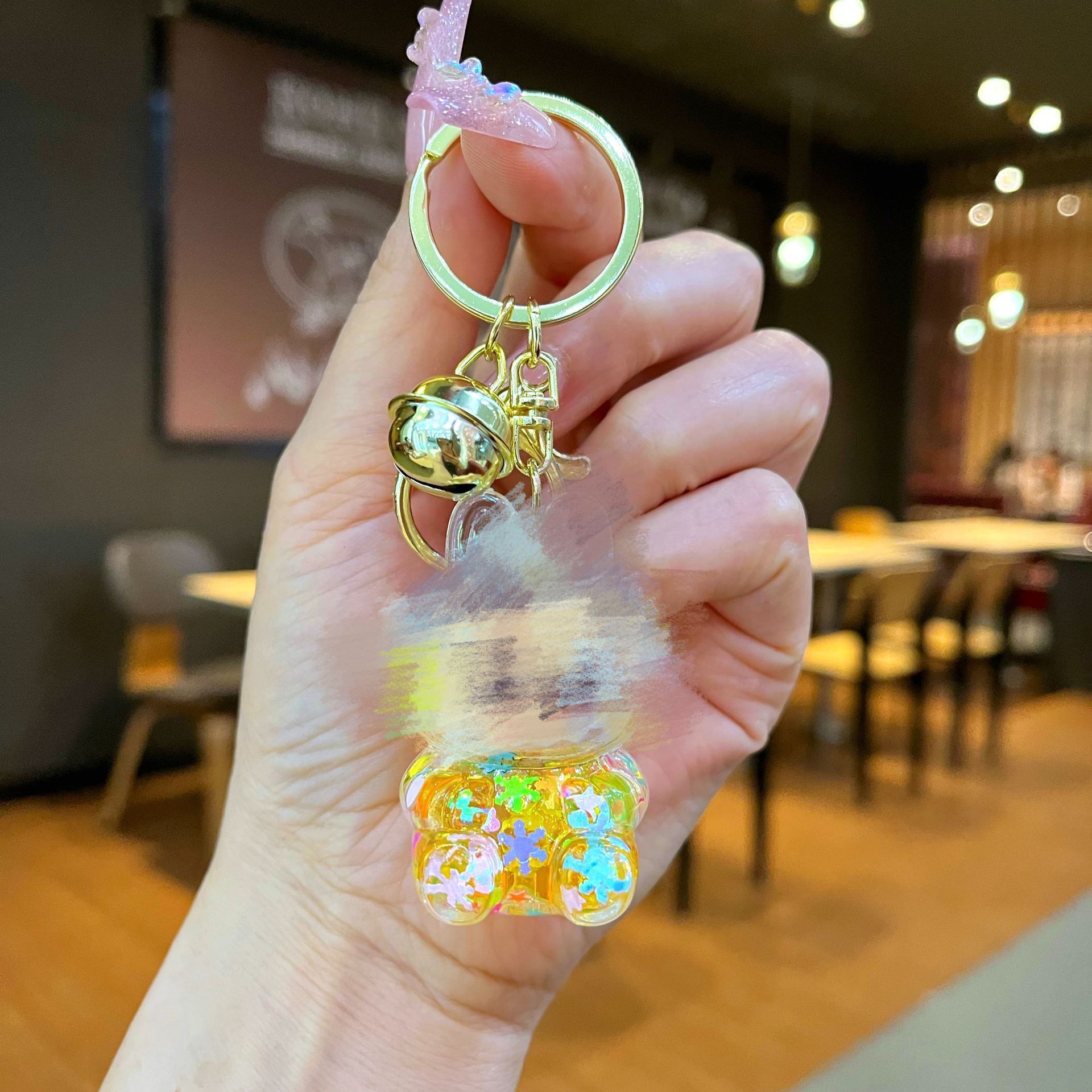 골드 하드웨어 [노란색] 빛나는 플래시 작은 천