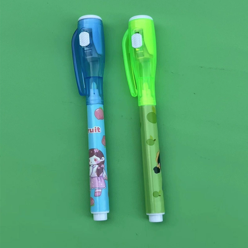 Invisible labeling LED Light Light UV colorless marker magic student pen Dark notes Douyin net red fun