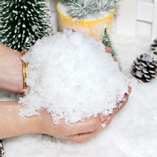 Artificial Snow, Fake Snowflake Powder, Simulated Landscaping, Festival Props, Artificial Dry Powder Scene Layout