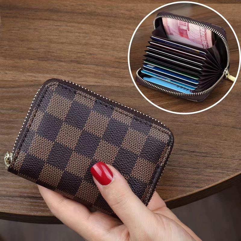Card Holder Integrated Wallet Women's Large Capacity Anti-degaussing Card Holder Mini Small Coin Wallet Women's Driver's License Card Holder