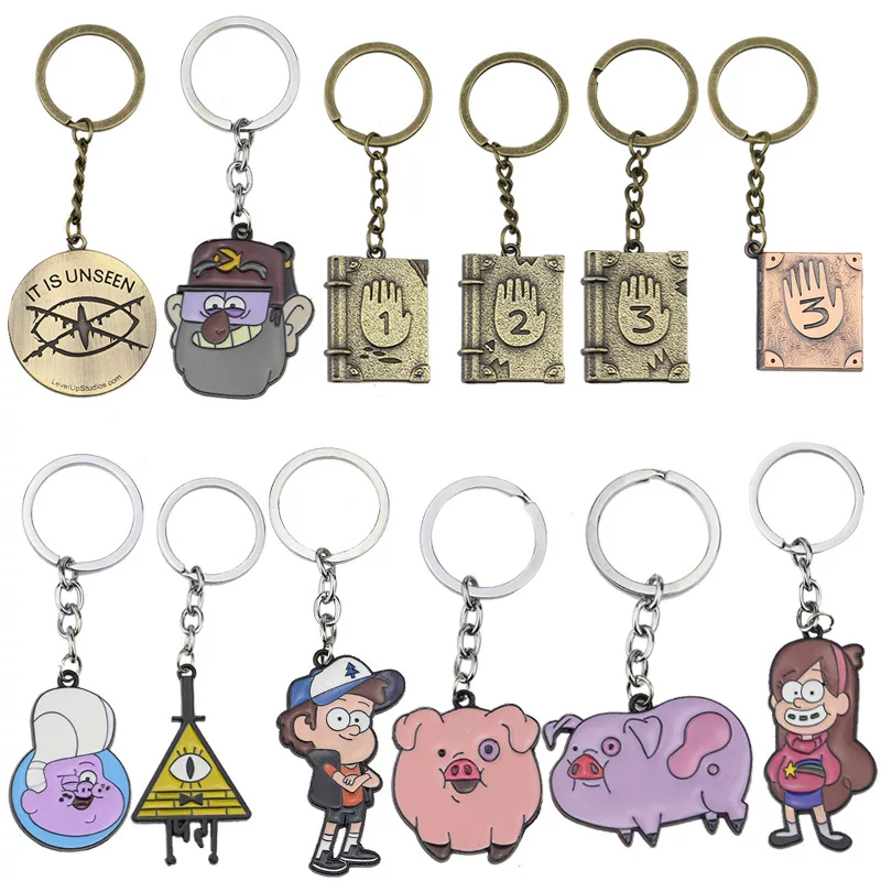 Американский паранормальный город GravityFalls piggy diary Diary персонаж брелок-подвеска