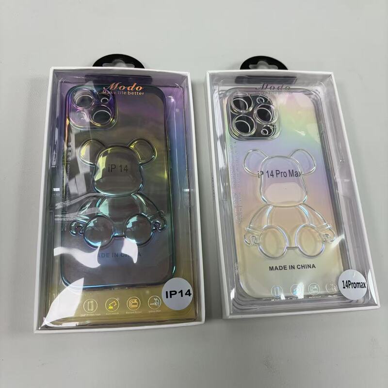 Special Offer Colorful Violent Bear Gradient Laser Case Suitable for Apple X/Xs/12/13/14Mate40 Mobile Phone Case Special Offer Colorful Violent Bear Gradient Laser Case Suitable for Apple X/Xs/12/13/14Mate40 Mobile Phone Case