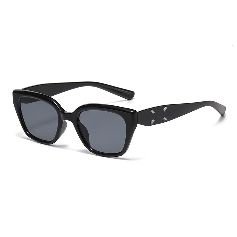 Gafas de Sol Cuadradas Ojo de Gato de PC Protección UV380 para Pesca y Conducción