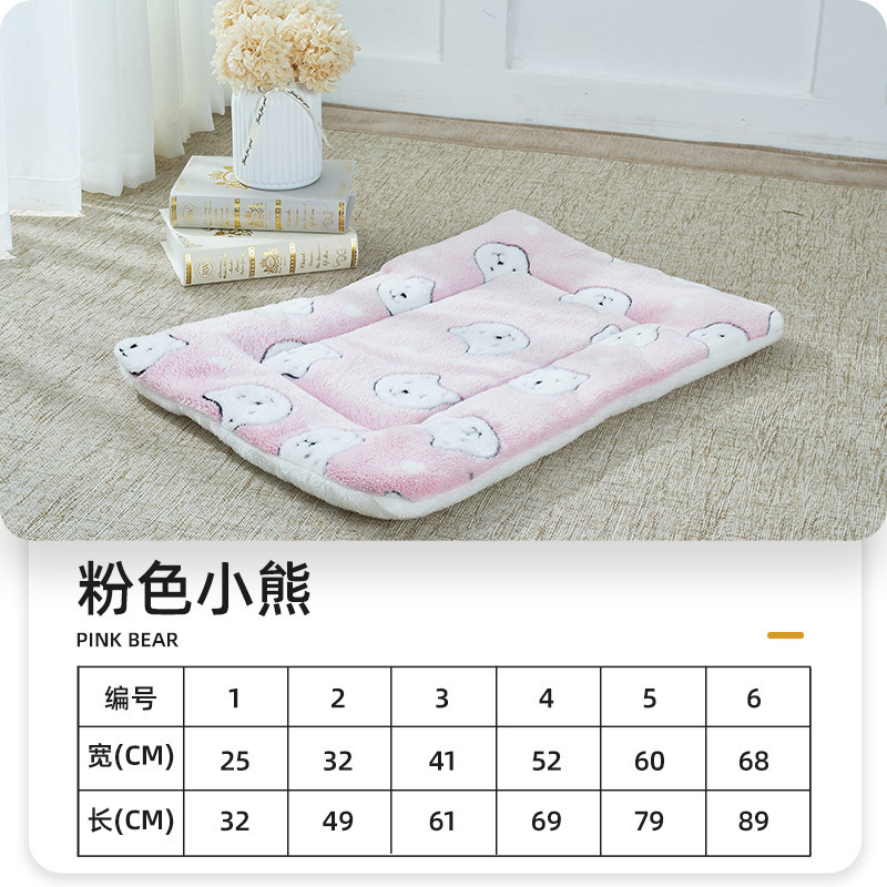 メーカー卸売りペットの睡眠マットは、秋冬の保温地マット猫犬共通の睡眠毛布ソファーマットを厚くする|undefined
