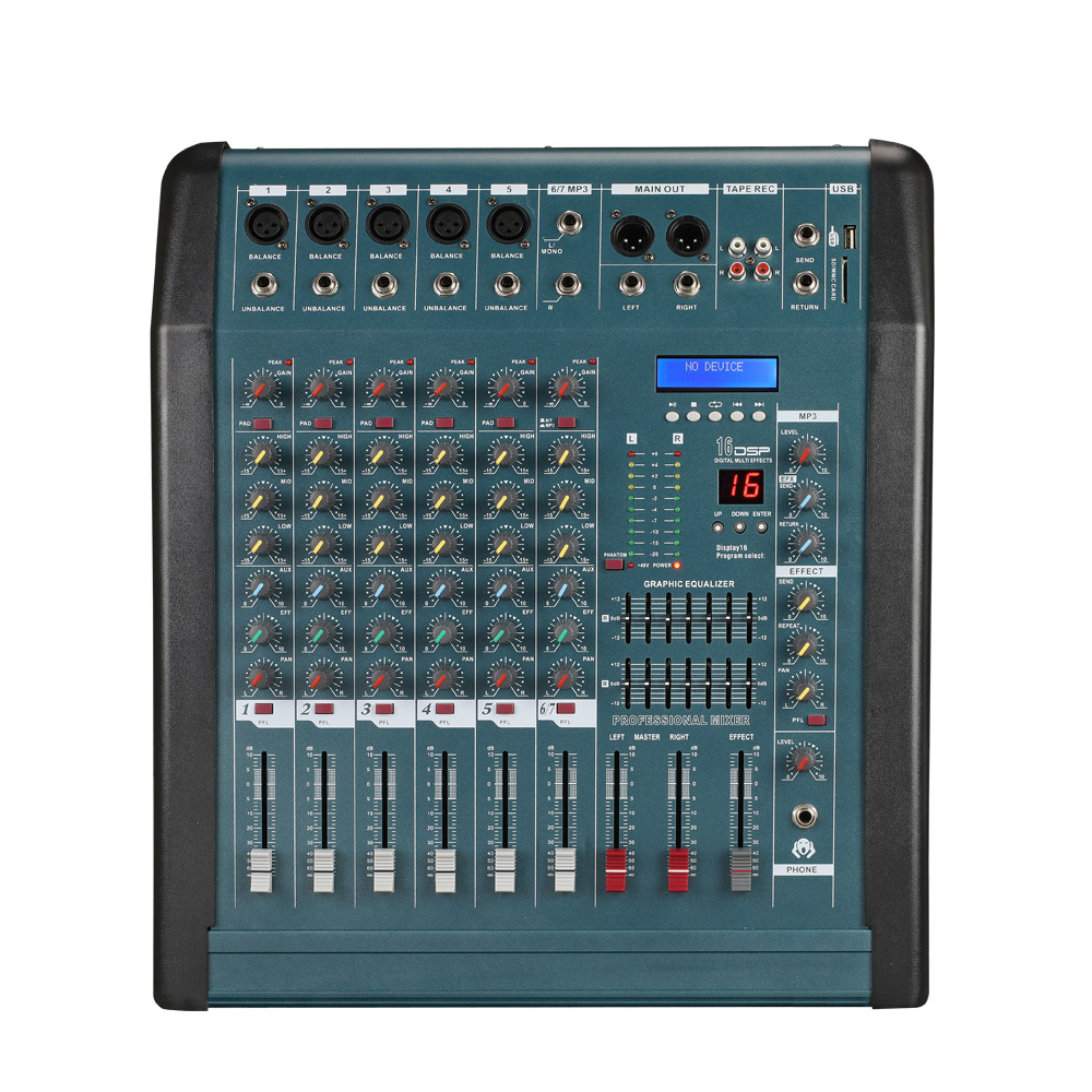 MX-608D.808D带功放蓝牙调音台 舞台演出 婚庆户外大功率一体机