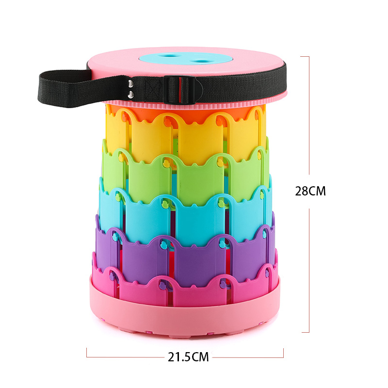 Asiento Maza eléctrico portátil coche eléctrico dibujo niño taburetes telescópicos coche artefacto de plástico cola plegable pequeño