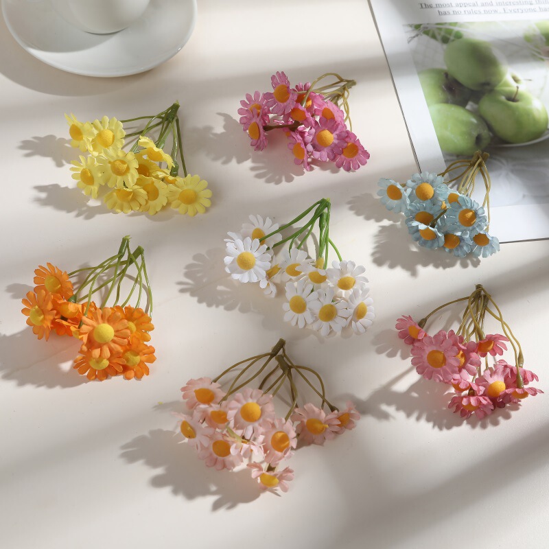 5 Flower Florals, Artificial Flowers, Artificial Flowers, Small Daisies, Flowers, Home Decoration, DIY Accessories, Plastic Flower Silk Flower Arrangements 5 Flower Florals, Artificial Flowers, Artificial Flowers, Small Daisies, Flowers, Home Decoration, DIY Accessories, Plastic Flower Silk Flower Arrangements