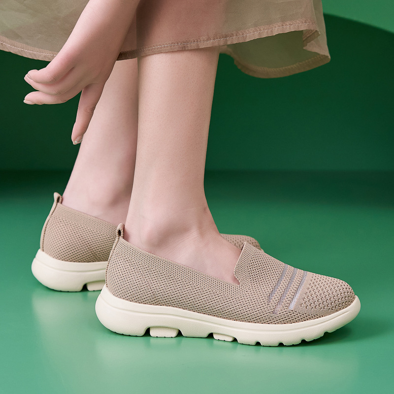 B888-3 Amazonas antideslizante transpirable invierno / otoño 2025 zapatos casuales para mujeres con suela gruesa