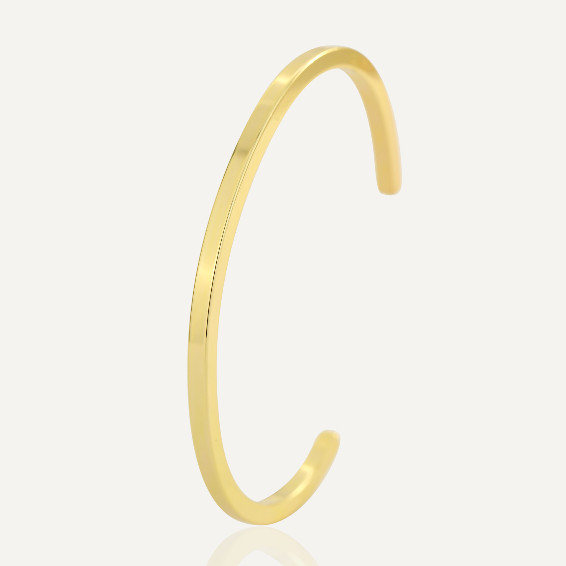 Bracelet ouvert en cuivre plaqué or 18 carats, bijou unisexe, accessoire de mode unique_voghion.com