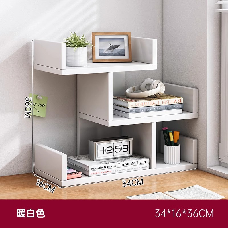 Estantería Escritorio Escritorio Estante de almacenamiento Escritorio Escritorio para estudiantes Estante para libros pequeños Dormitorio Oficina Estante simple de varios pisos