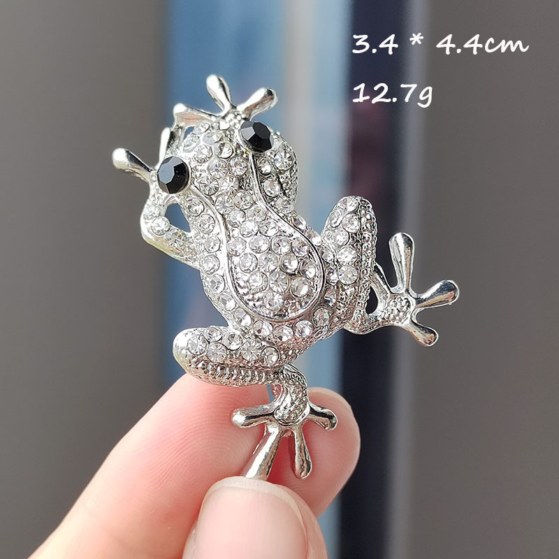 Cartoon Style Pin Animal Alloy Inlay Rhinestones Unisex Brooches display picture 4