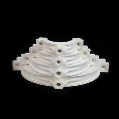 PVC pipe clip dual-purpose thickened pipe clip hanger nail full specifications 200 250 315 drainage thickened accessories wholesale