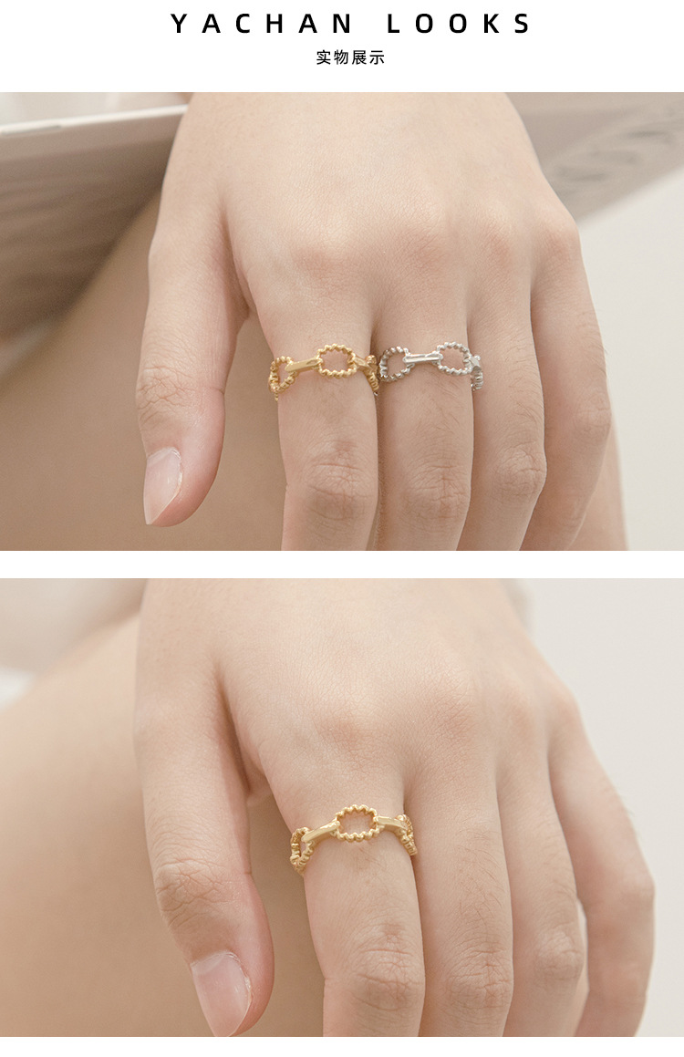 5g Weight PVD Coated Gold Plating Process PVD Coated 18K Gold Real Gold Plated Geometric 304 Stainless Steel Waterproof Non Tarnish
