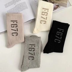 Trendy brand FOG FG7G personality European and American simple couple ins street Japanese sports college spring and summer mid-tube cotton socks
