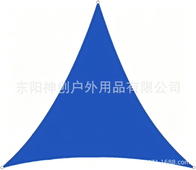 Avtomobil yan çətirləri: sunshade sail for outdoor - royal-blue-equilateral-triangle-2x2x-2m