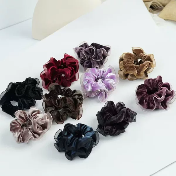 2026 New Style Hair Tie for Women, High-End Scrunchie, Elegant Bun Hair Rope, High Elasticity Ponytail Hair Tie