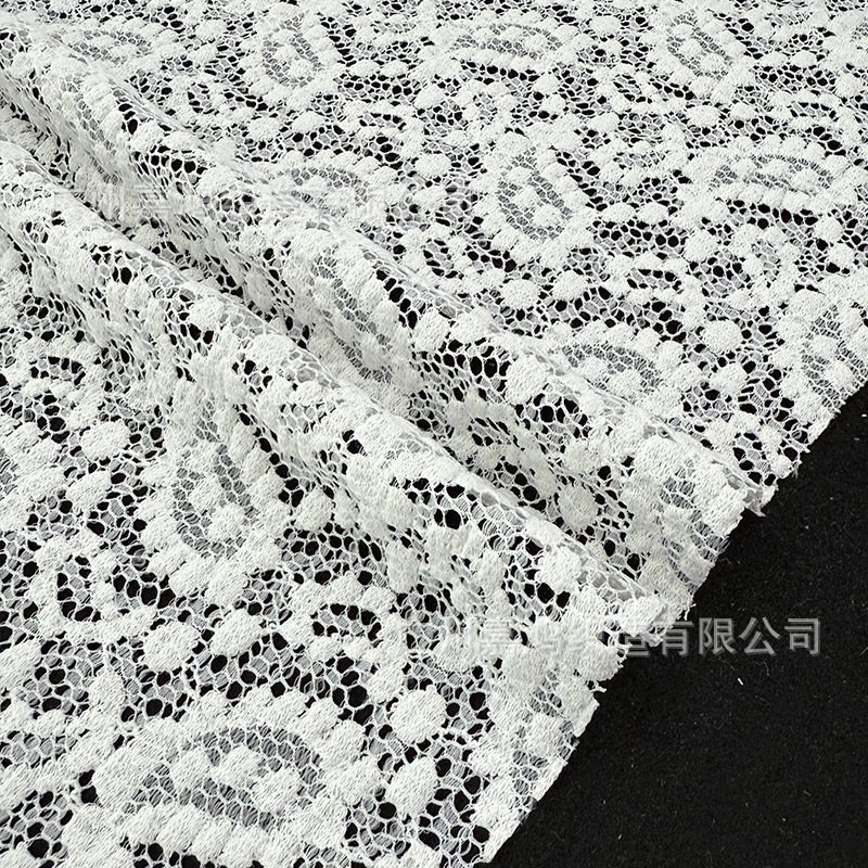 Primavera y verano brocado algodón espuma de amoníaco tela de encaje vestido de mujer tela de encaje material de ropa