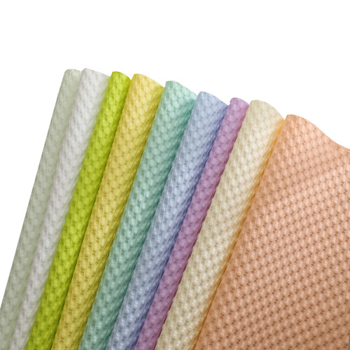 New high-grade waterproof puff three-dimensional embossed paper Fenghua art paper flower bouquet wrapping paper kapok paper floral art