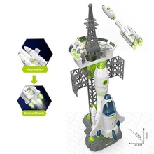 跨境熱賣噴霧航天玩具太空模型穿梭機火箭發射塔太空站航天飛機