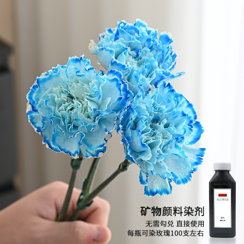 Spray de flores agente de color pintura en aerosol Internet celebridad hielo azul protección del medio ambiente a base de agua floral pintura en aerosol colorante agente de color en aerosol colorante