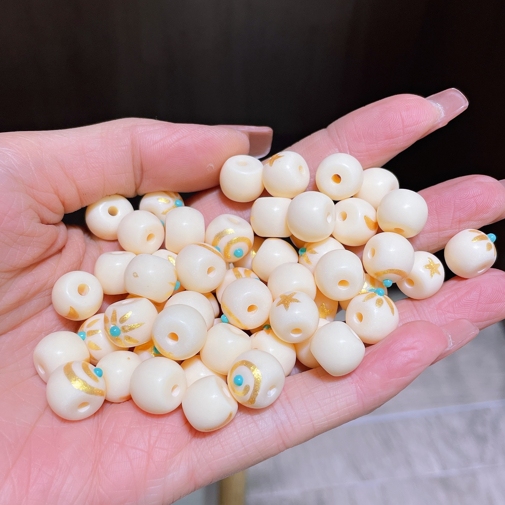 Ivory Fruit Sun Moon Star Wen Play Accessories Accessories Bracelet Bracelet DIY Accessories Beads Beads with Beads