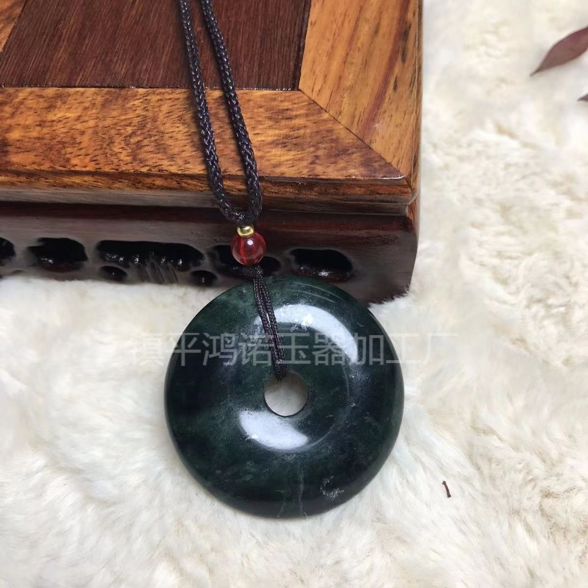 (2개) 천연 티베트 옥 야오왕 스톤 대형 평화 버클 펜던트 자석 사문석 옥 평화 버클 펜던트 옥 보석