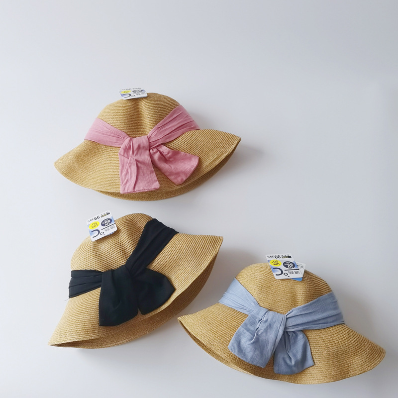 Simple Bow Children's Fisherman Hats display picture 5