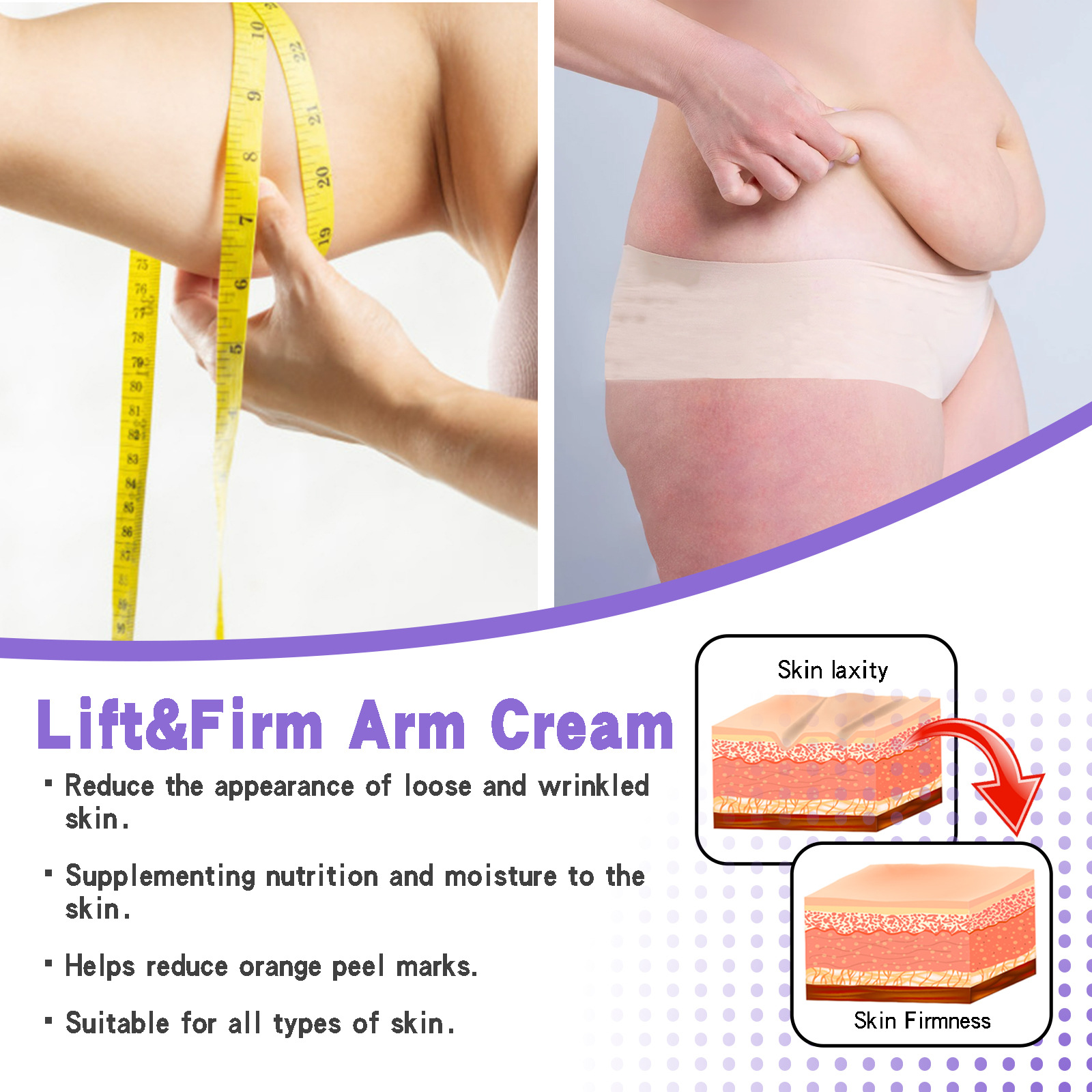 Collageen Liftende, Verstevigende, Abdominale Samentrekking, Massage, Hydraterende en Lichaamsverzorgende Crème_voghion.com