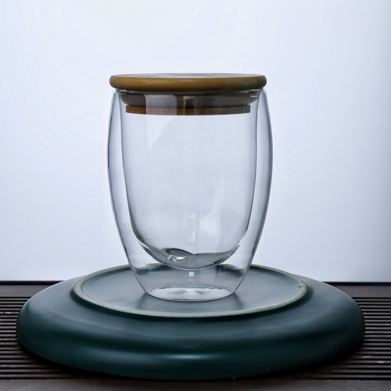 350 ml con tapa de bambú