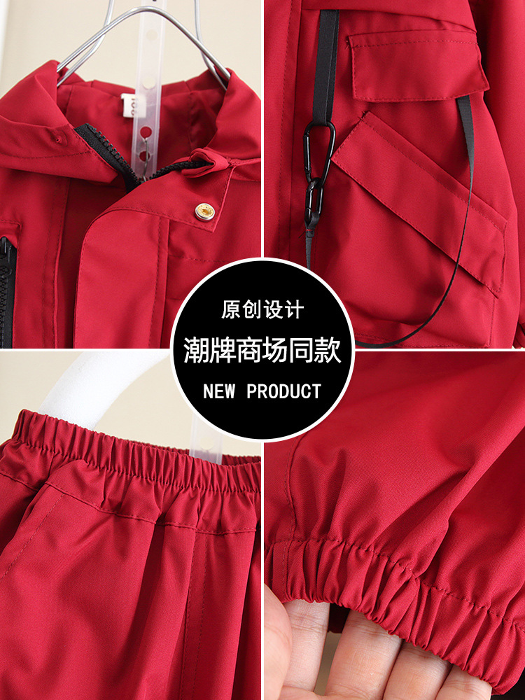 Conjunto de Ropa de Trabajo para Niños 6295, Chaqueta de Otoño para Niños, Estilo Nuevo 2026, Ropa Deportiva para Bebés a la Moda image 6