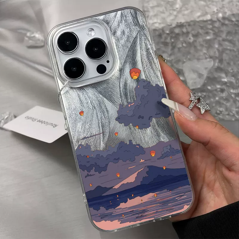 Apple, iPhone15, мультяшный совместимый iPhone16 Pro, чехол для телефона, 11promax, защита при падении, стиль высокого качества