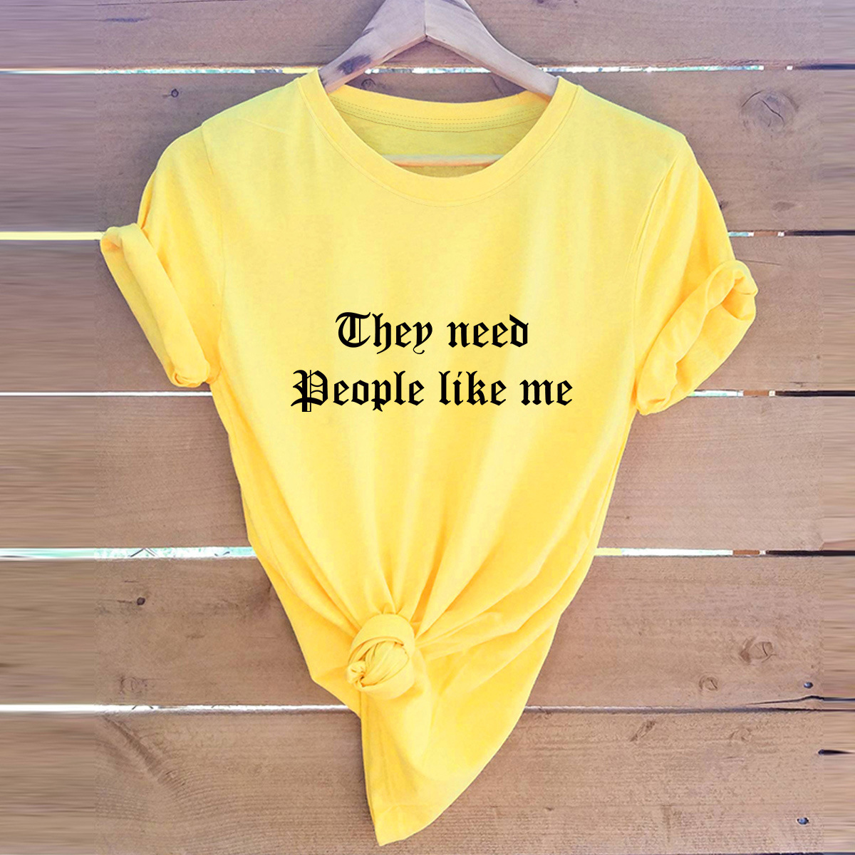 letters print short-sleeved t-shirt NSSN21221
