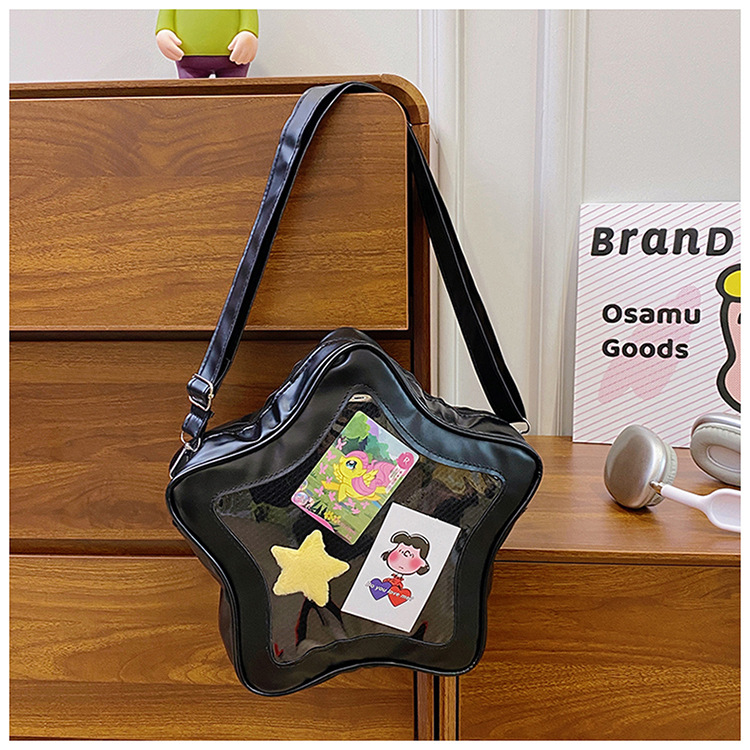 This year's popular color bags, 2025 new star bags, Japanese-style sweet single-shoulder bags, crossbody bags, women's bags, cross-border undefined