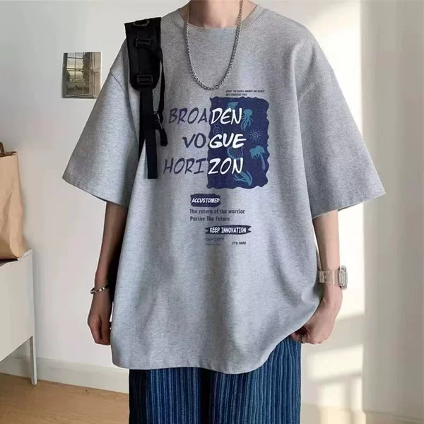 Ocean blue letters-light gray