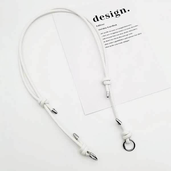 White silver buckle