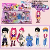 Demon hunting male and female team + tiger 6-piece card pack