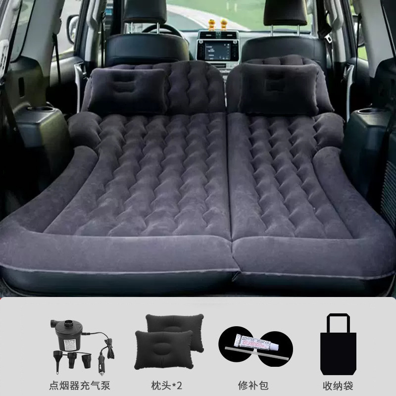 [SUV 겸용 플로킹 카베드 블랙] + 헤드레스트 + 전동펌프