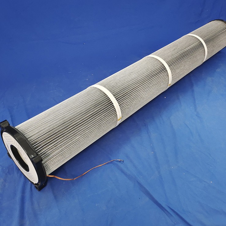 斜插式除尘器滤筒  工业覆膜粉尘滤芯 净化器滤筒芯