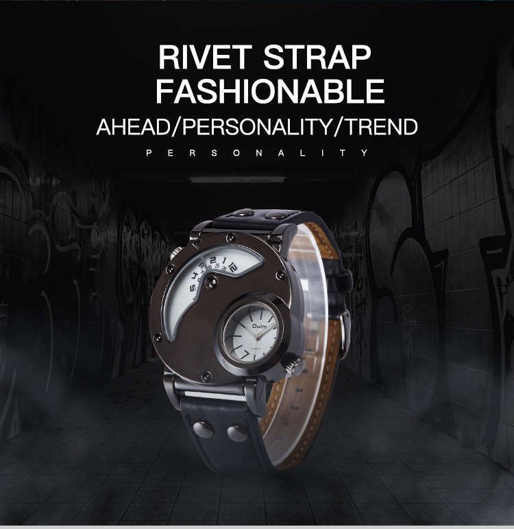 110g Weight Coated Glass Mirror Material Genuine Leather Strap Material Watch Classification Pointer Display Type Buckle Buckle Style Round Dial Shape Holiday, Street Occasion Electronic Movement Solid Color Pattern All Seasons Season Men's Gender Retro, Streetwear Style Retro Streetwear Solid Color Buckle Electronic Watch 无