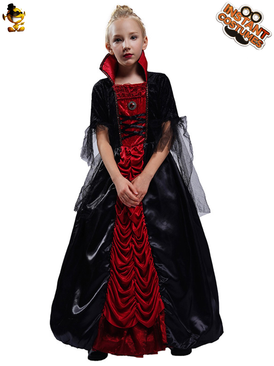 Transfronterizo niña horror vampiro reina traje mascarada Cosplay traje de la etapa traje de rendimiento image 5