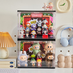 ブラインドボックス収納ボックスハンドボックス透明 diy 装飾防塵防湿バブルマートディスプレイラブ布収納ボックス